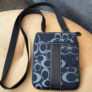 Coach Crossbody Black and Blue Bag